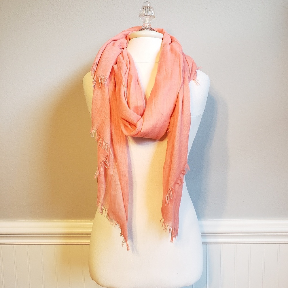 Express coral scarf